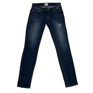 HUDSON Krista Low-Rise Super Skinny Blue Jean Denim Dark Wash Size 26